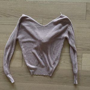 Cotton Emporium Twist Back Sweater